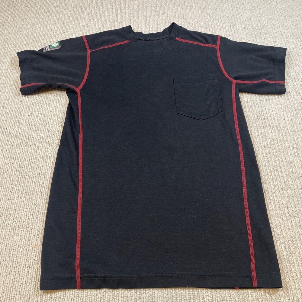 Lakeland FR Protective Clothing Shirt  CAT 2 NFPA 2112 crewneck Black Small**